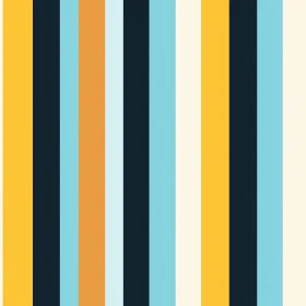 Colorful Vertical Stripes Pattern - Movement and Energy