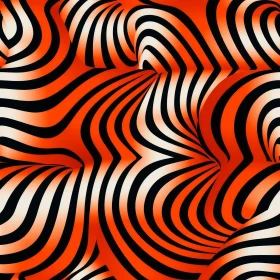 Red and Black Striped Pattern - Seamless Design