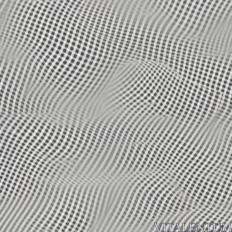 AI ART White Grid on Gray Background Pattern