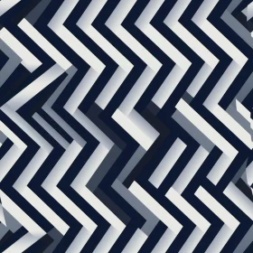 Black and White Striped Geometric Pattern