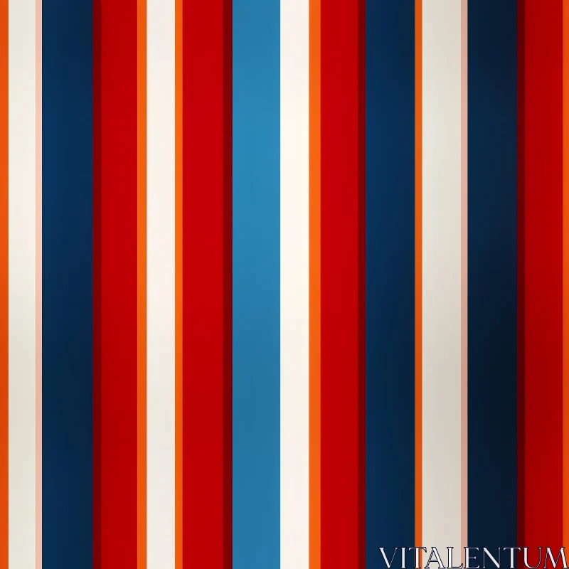 Colorful Vertical Stripes Background AI Image