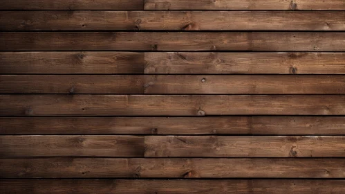 Brown Wooden Wall Close-Up