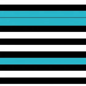 Chic Striped Pattern with Turquoise Accents