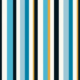 Blue Green Yellow Vertical Stripes Pattern