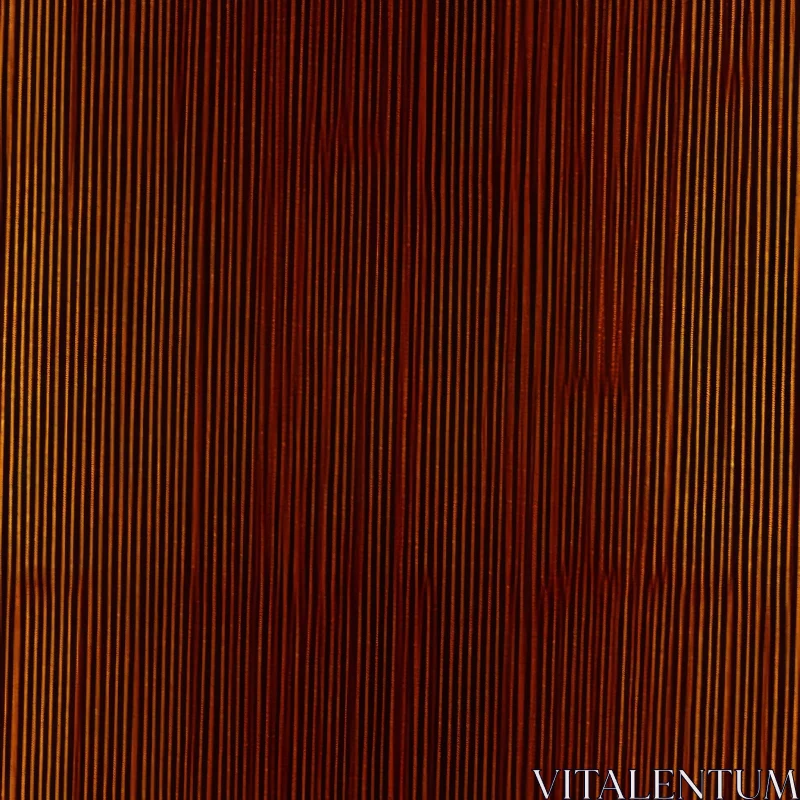 Brown and Gold Ribbed Fabric Texture Close-Up AI Image