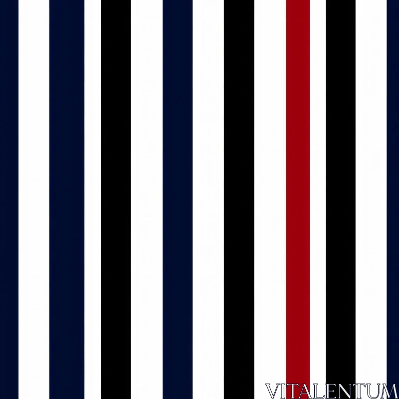 Navy Blue Vertical Stripes Seamless Pattern AI Image