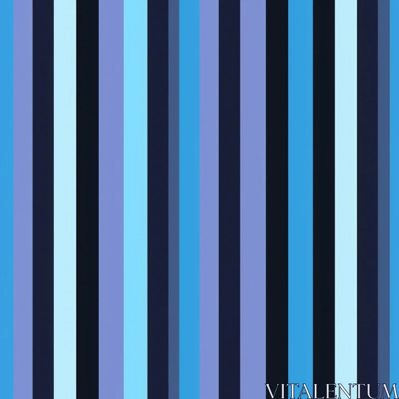 Blue and Purple Striped Seamless Pattern AI Image