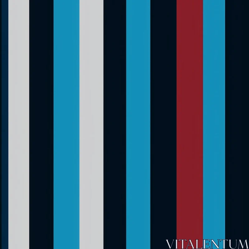 Blue Navy Burgundy Vertical Stripes Pattern AI Image