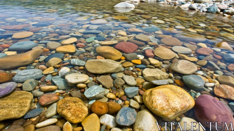 Reflective Serenity: A Captivating Image of Tranquil Water AI Image