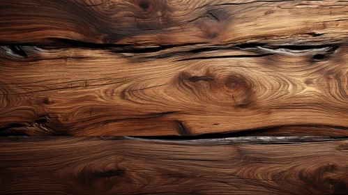 Dark Brown Wood Texture Close-Up