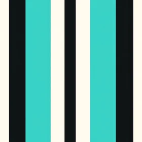 Symmetrical Turquoise Vertical Stripes Pattern