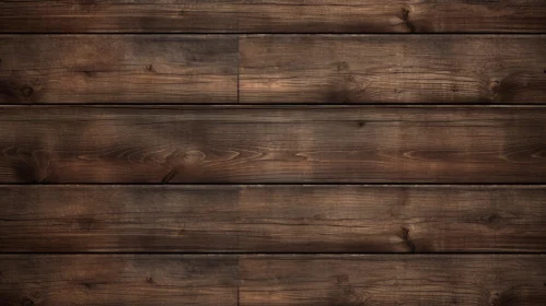 Dark Brown Wooden Planks Background