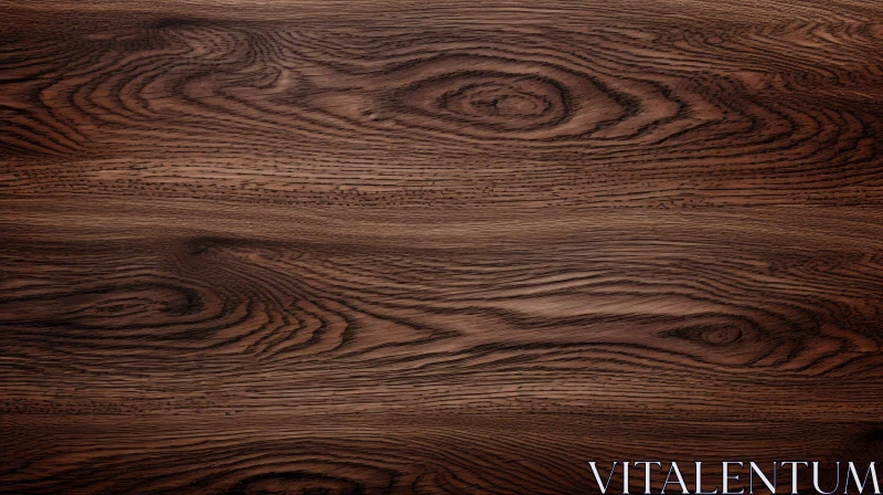 Dark Wood Texture Close-Up | Rich Brown Grain | Matte Finish AI Image