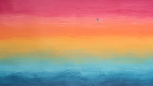 Colorful Abstract Painting with Gradient Colors