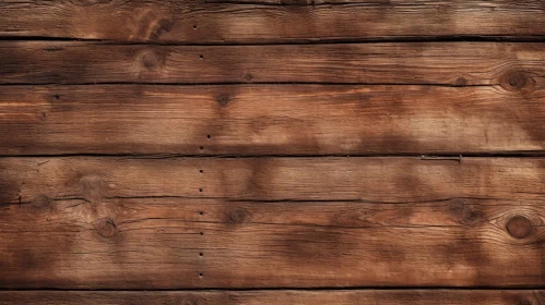 Rustic Weathered Wooden Fence Close-Up