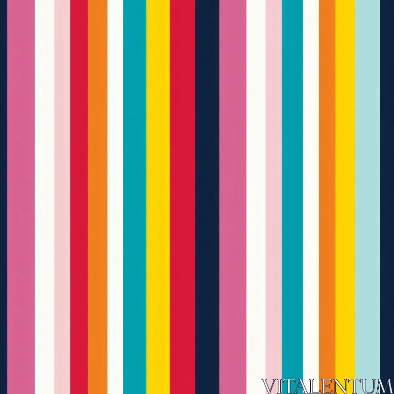 Colorful Vertical Stripes Pattern for Home Decor & Fashion