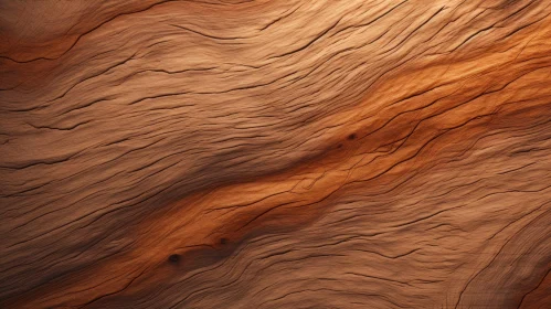 Rich Brown Wooden Surface - Detailed Texture and Warmth