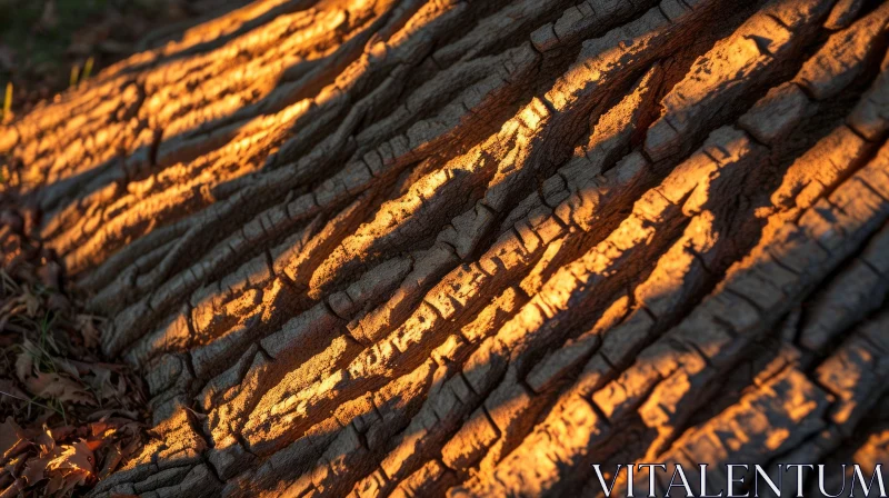 Close-Up Tree Bark: Capturing the Intricate Details of Nature AI Image