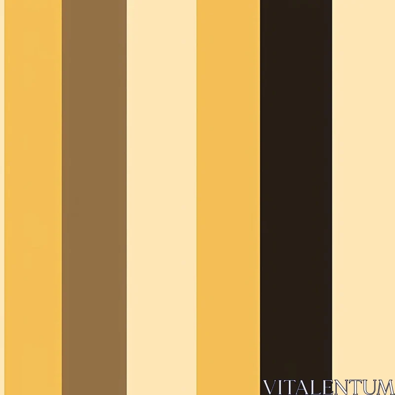 Five Stripes Digital Painting - Brown, Tan, Beige, Mustard Yellow, Black AI Image