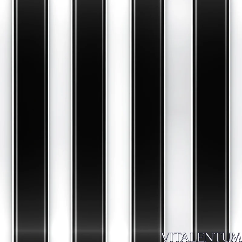 AI ART Black & White Piano Keys Seamless Pattern