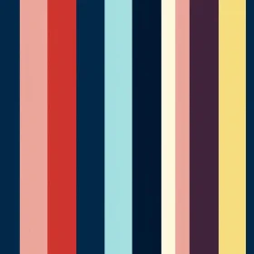 Colorful Vertical Stripes Pattern - Unique Artwork