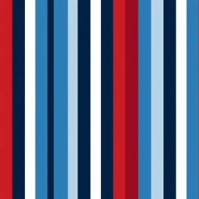 Blue Red White Vertical Stripes Pattern