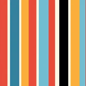 Retro Vertical Stripes Pattern - Design Element