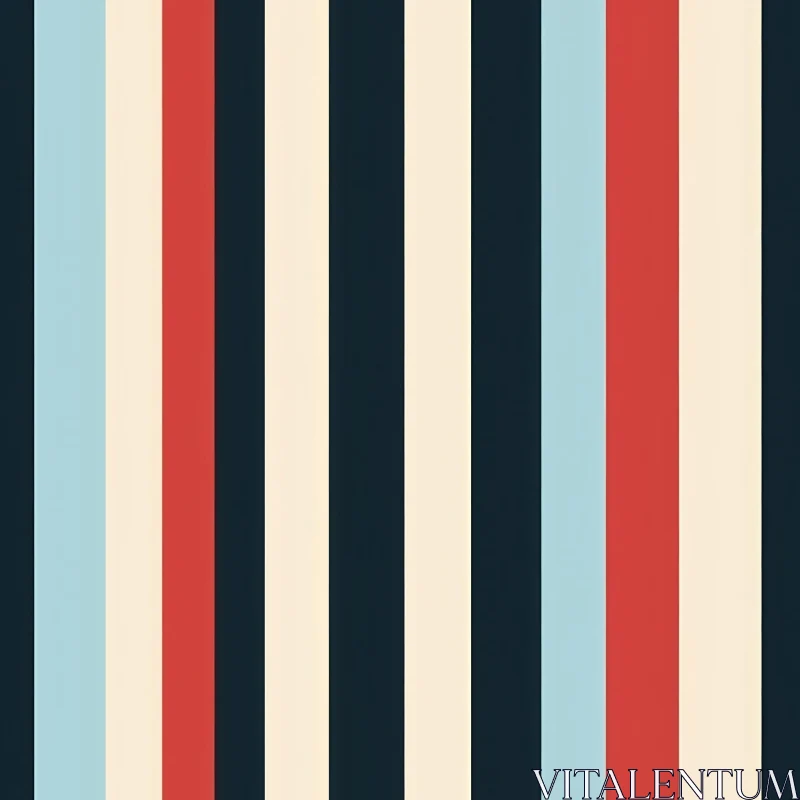 AI ART Retro Vertical Stripes Pattern - Ideal for Websites and Social Media