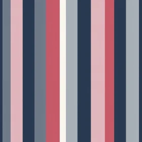 Tranquil Blue, Pink, and Cream Striped Pattern