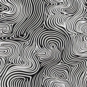 Black and White Seamless Pattern - Abstract Background