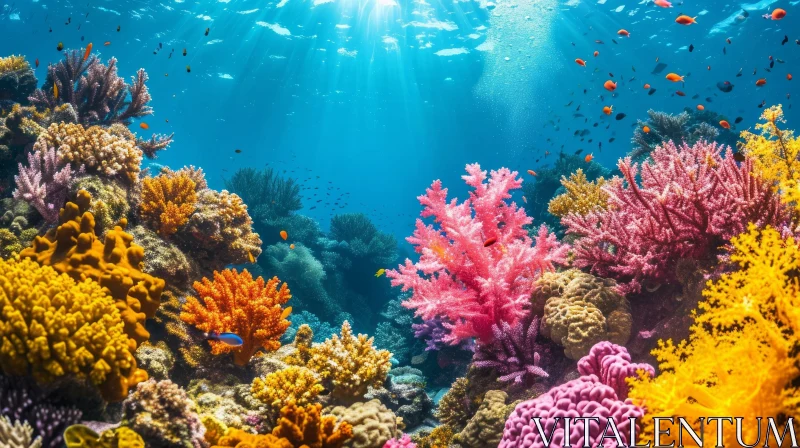 Coral Reef: A Vibrant Underwater Wonderland AI Image