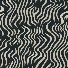 Zebra Stripes Seamless Pattern - Abstract Background Design