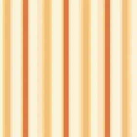 Orange Cream Vertical Stripes Pattern