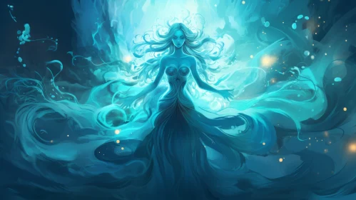 Enigmatic Water Spirit Artwork