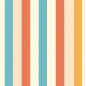 Retro Vertical Stripes Seamless Pattern - Background Design