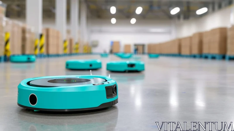 AI ART Autonomous Mobile Robots in a Warehouse