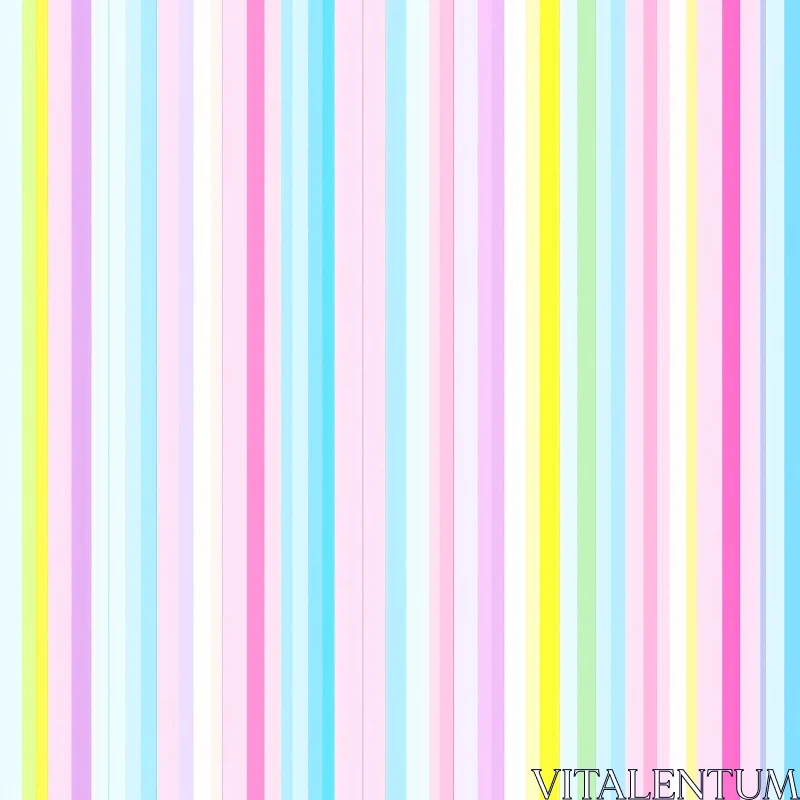 AI ART Pastel Vertical Stripes Pattern - Background Texture Design