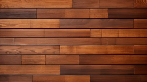 Brown Wooden Wall Texture Close-Up