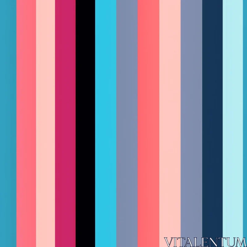 Colorful Vertical Stripes Background AI Image