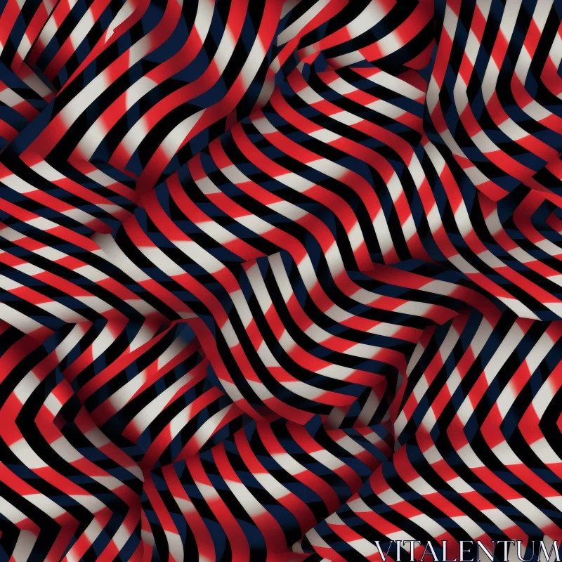 AI ART Colorful Abstract Wavy Pattern Background