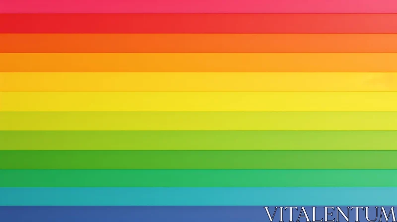 Colorful Rainbow Stripes Background AI Image