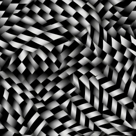 Intriguing Black and White Geometric Pattern