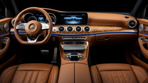 Luxury Car Interior - Opulent Design and Comfort