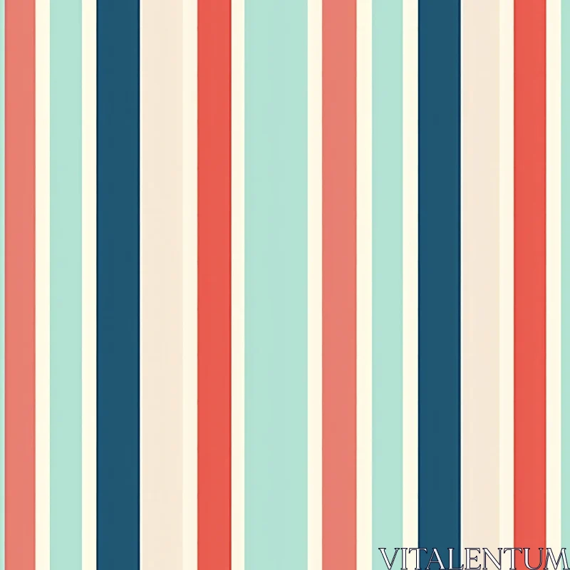 AI ART Colorful Vertical Stripes Pattern for Design
