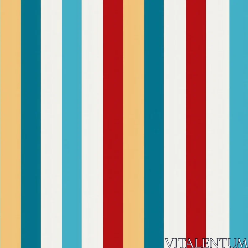 Colorful Vertical Striped Pattern for Backgrounds AI Image