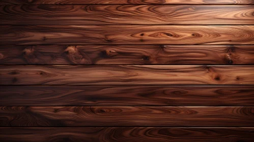 Dark Brown Wood Texture with Grains and Knots