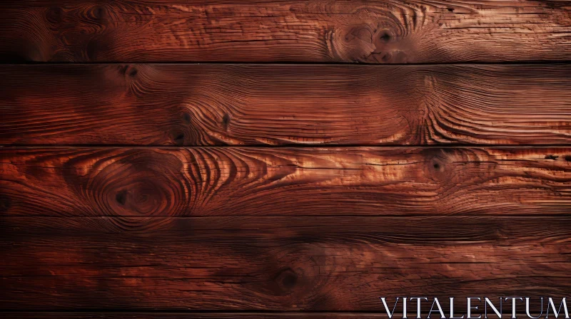 Detailed Dark Wood Grain Texture for Backgrounds AI Image