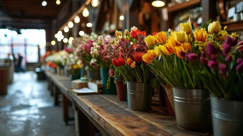 Enchanting Flower Shop Interior - Botanical Decor