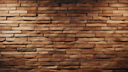 Staggered Brick Wall Texture - Brown Color Palette