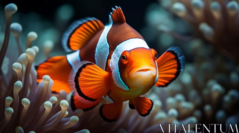 AI ART Clownfish and Anemone: Underwater Beauty